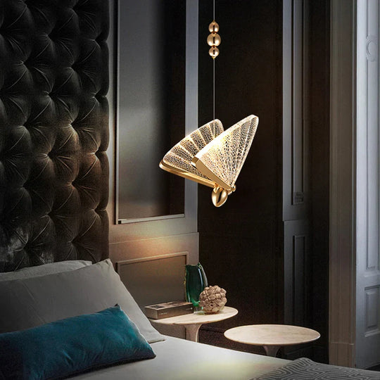 Nordic Led Butterfly Pendant Lamps - Elegance For Your Bedroom And Living Space Lights