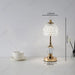 New Metal Crystal Acrylic Table Lamp - Retro Nordic Bedroom Bedside Decorative Night Light