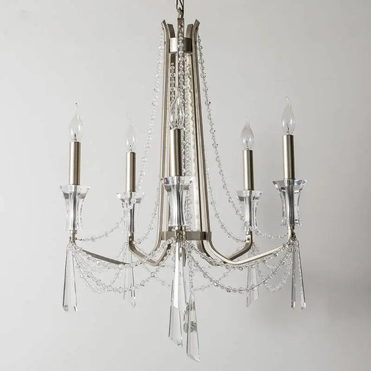 Nordic Style Crystal Chandelier Lighting - Elegance For Your Living Room Ceiling With French