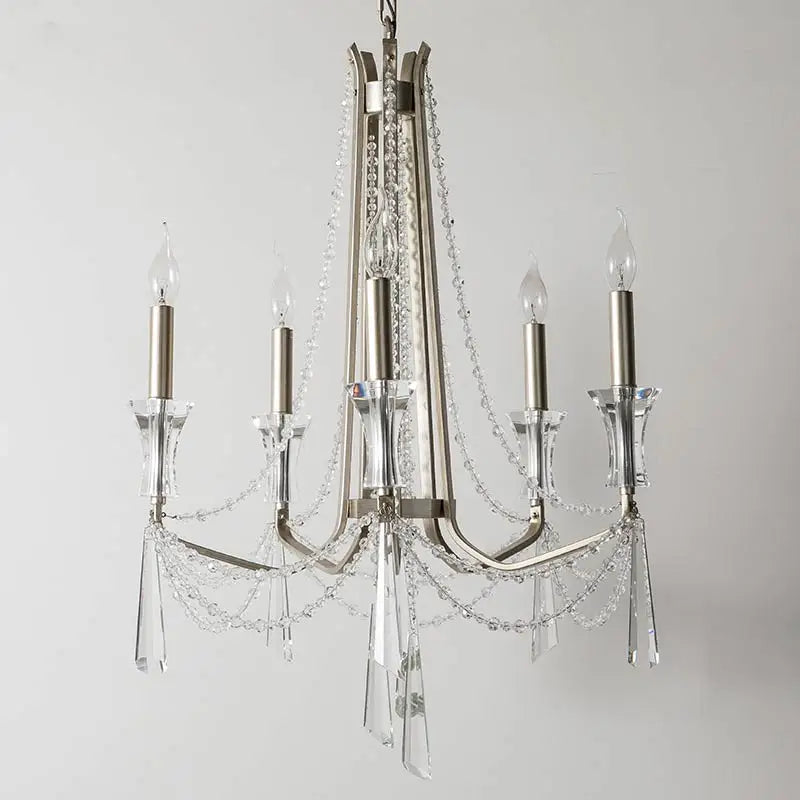 Nordic Style Crystal Chandelier Lighting - Elegance For Your Living Room Ceiling With French