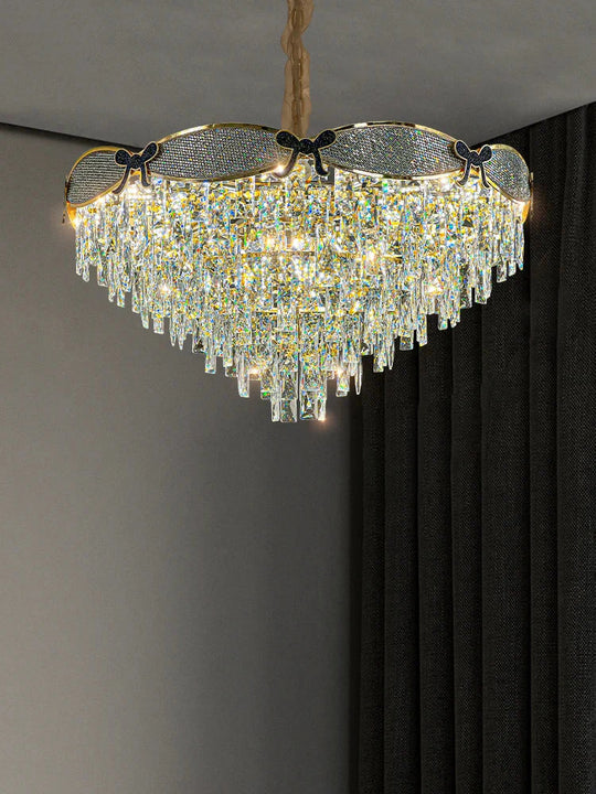 Living Room Lamp - Postmodern Light Luxury Crystal Chandelier New High - End Design For Atmosphere