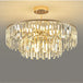 Elegant Modern Crystal Gold Chandelier - Round Smoked Gray Design Perfect For Luxury Living Rooms