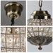 Medieval French Court Style Crystal Chandelier - Retro Luxury Lighting For Living Rooms And Bedrooms