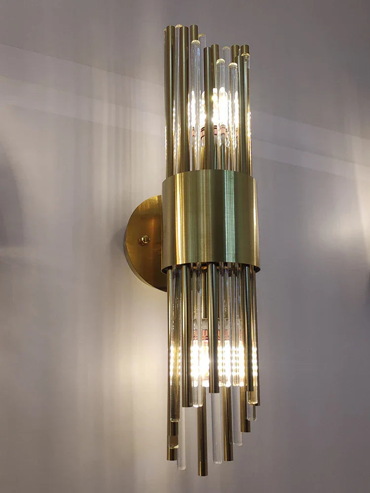 Hazel’s Luxury Gold Led Wall Lamp - Elegant Lighting For Your Foyer And Dining Room Wall Lamp