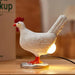 Simulated Animal Funny Chicken Night Light - Decorative Home Decor For Parties And Carnivals Table