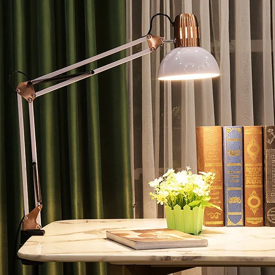 Ed Studio Desk Lamp - Vintage Portable Fixture With Clamp For Reading Writing And Study Table