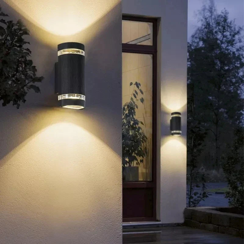 Versatile Outdoor Al Waterproof Wall Lamp - Illuminate Your Garden Courtyard And More With 6W Led