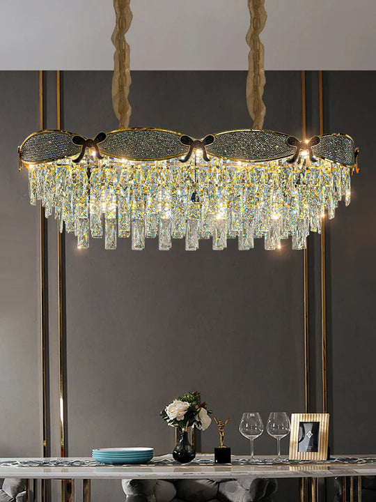 Living Room Lamp - Postmodern Light Luxury Crystal Chandelier New High - End Design For Atmosphere