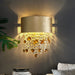 Ricardo - New Modern Bedroom Golden Retro Wall Lamp Elevate Your Space With Luxury Crystal Lighting