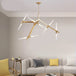 Modern Led Chandeliers - Gold And Black Ceiling Hanging Lighting Perfect For Dining Kitchen Living