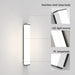 Sleek Stainless Steel Waterproof Led Long Wall Lamp - Modern Outdoor Lighting For Garden Villas And