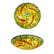 Tiffany Stained Glass Round Ultra - Thin Ceiling Lamp - Elegance For Balconies Corridors Bedrooms