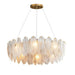 Luxurious Nordic Led Chandeliers - Gold Art Decor Feather Design Ideal For Living Rooms Dining