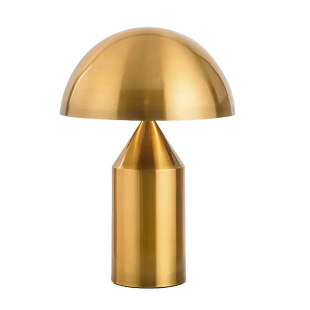 Electroplated Nordic Mushroom Table Lamp - Modern Led Desktop Decor For Living Dining And Bedrooms