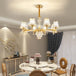 Elegant European Style Crystal Chandelier - A Modern Light Luxury Fixture For Living Rooms Bedrooms