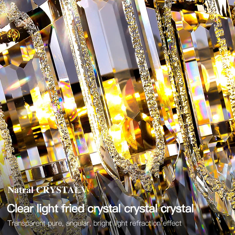 Modern Crystal Chandelier Ceiling - Novelty Trend Lighting For Hall Living Room And Bedroom