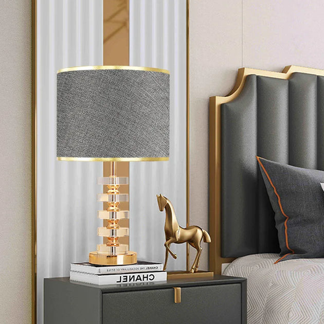 Luxury Crystal Table Lamp - Post Modern American Style Bedside