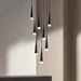 Contemporary Stair Chandelier - Elevate Your Duplex Apartment With Nordic Loft Elegance Pendant