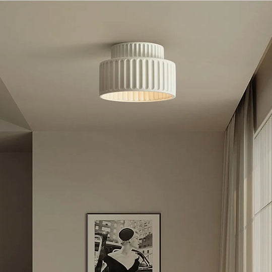 Nordic Creamy Wabi - Sabi Style Led Ceiling Lights - Illuminate Your Corridor And Bedroom With