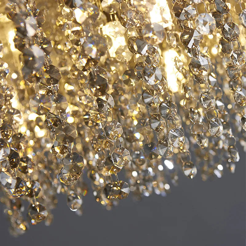 Elegant Light Luxury Crystal Chandelier - Modern Italian Creative Design For Living Rooms Bedrooms