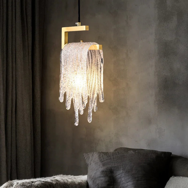 Elegant Postmodern Copper Chandelier - Ideal For Creative Bedroom Bedside Corridor And Restaurant