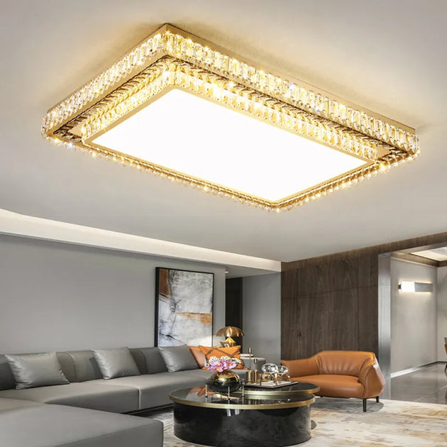 Modern Led Crystal Ceiling Lights - Contemporary Elegance For Bedrooms And Beyond Ceiling Light