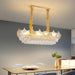 Elegant Crystal Ceiling Chandelier With Led Lighting - Luxury Home Decoration For Living Rooms