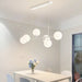 Elegant French White Pendant Lamps - Illuminate Your Dining Table And Kitchen Island With Timeless