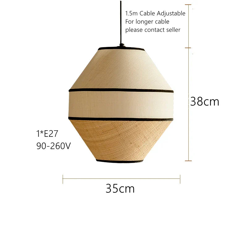 Bohemia Wabi Sabi Handmade Rattan Pendant Lamps - A New Design For Versatile Spaces Lights