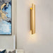 Sophisticated Modern Led Wall Lamp - Radiant Gold Lighting Fixture For Living Rooms Bedrooms And