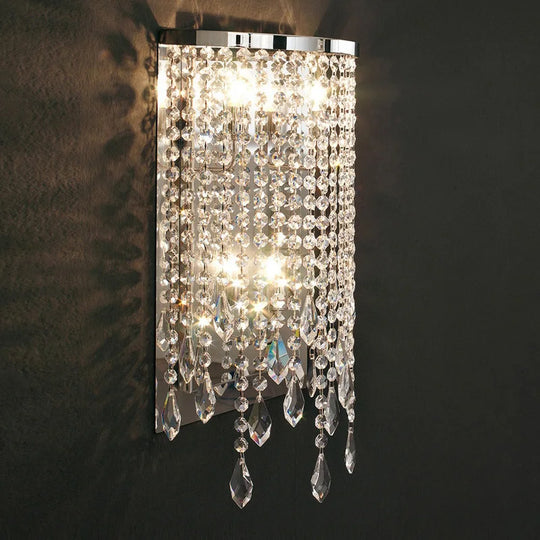 Cayson Modern Luxury Transparent Crystal Wall Lamp - Illuminate Your Space With Elegance Wall Lamp