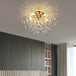 Nordic Dandelion Led Chandelier Ceiling Lamp - Sparkling Ball And Snowflake Lights Perfect For