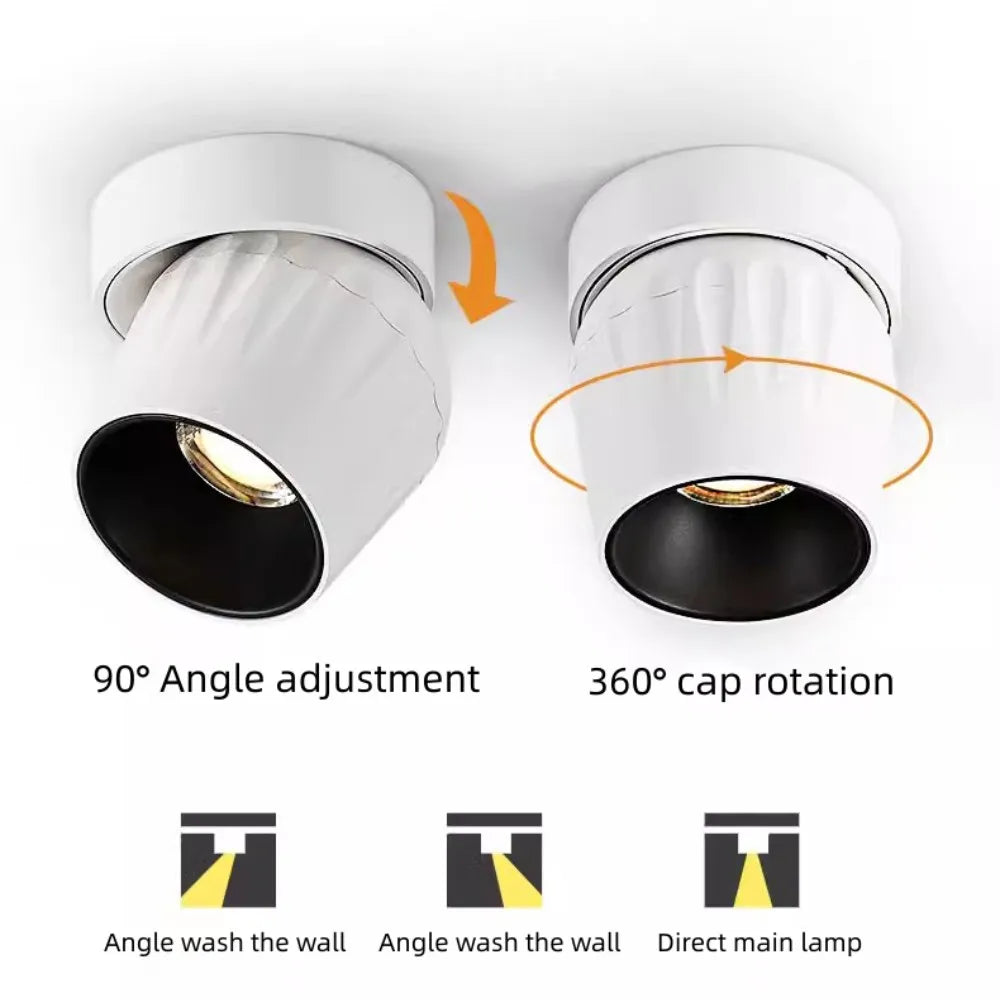 Dimmable Led Downlight - Versatile Indoor Lighting For Kitchen Living Room Bathroom Ceiling Light