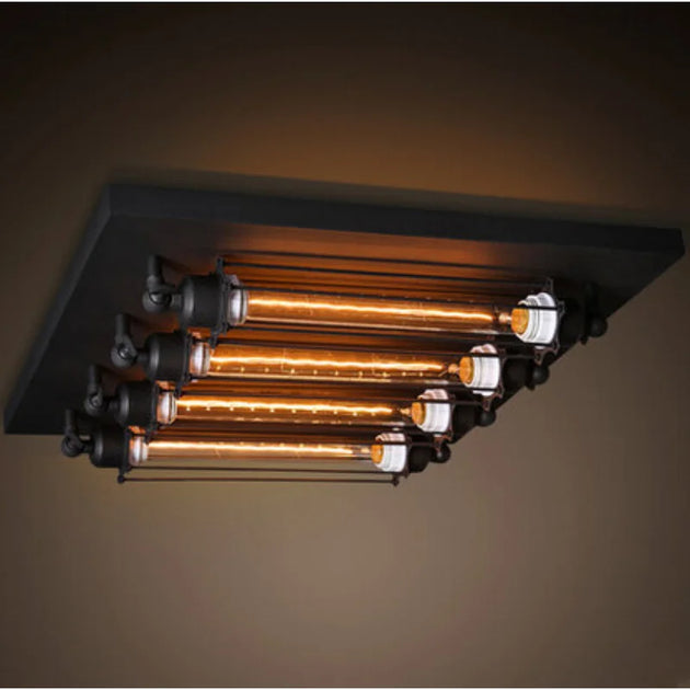 Industrial Vintage Ceiling Lights - Flush Mount Loft Style Lamps For Home Decor Ceiling Light