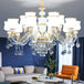 Elegant European Style Crystal Chandelier - Luxury Main Light For Living Rooms Dining And Villa