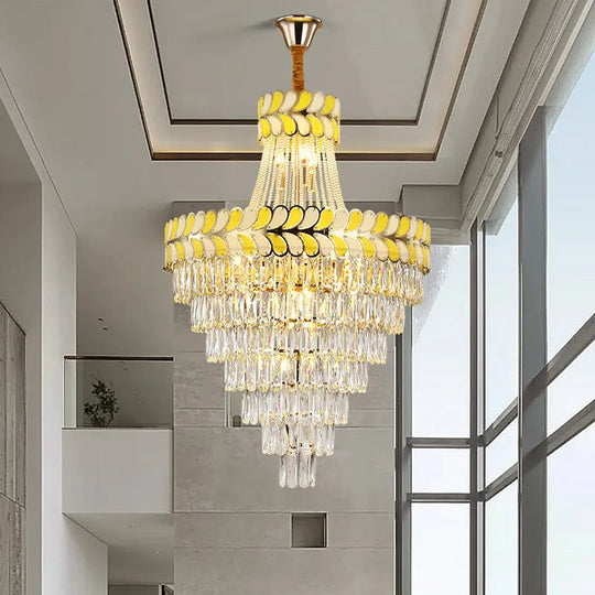 Postmodern Crystal Chandelier - Elegance For Living Rooms Villa Halls Duplex Stairwells And Middle