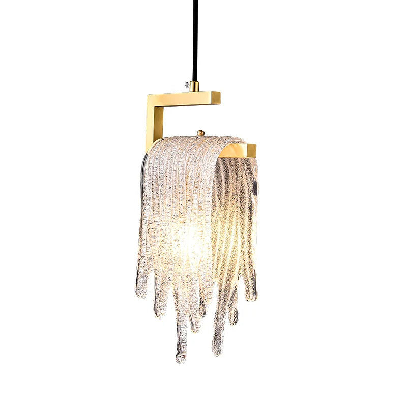 Elegant Postmodern Copper Chandelier - Ideal For Creative Bedroom Bedside Corridor And Restaurant