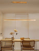 Contemporary Wooden Chandelier - Ideal For Dining Rooms Kitchens Shops And Long Tables With Led