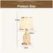 European - Style Crystal Table Lamp - Inspired Modern Bedroom Warmth And Romance