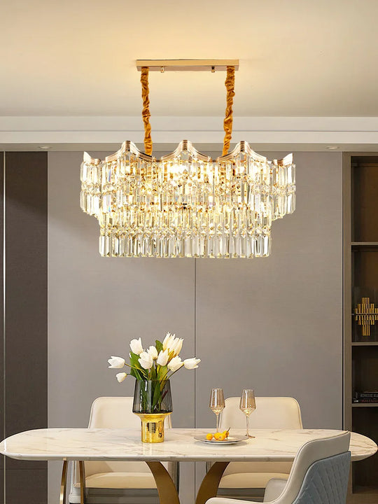 Exquisite Crystal Chandelier For Living Rooms Bedrooms And More - Modern French Light Luxury Design