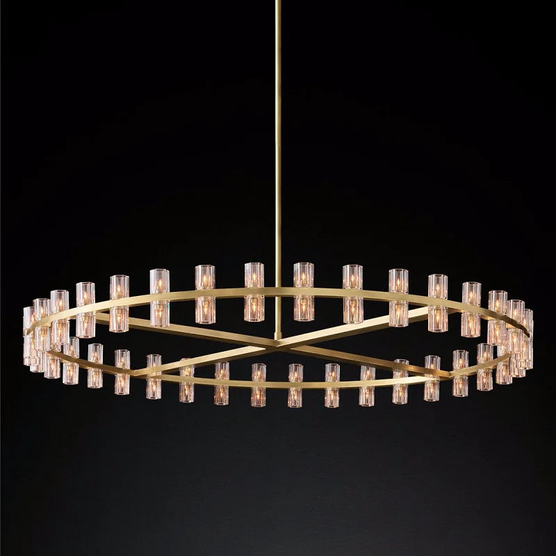 Luxurious Crystal Chandelier - Modern Elegance For Villa Duplexes Living Rooms And Home Decor