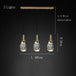 Nordic Pendant Light Gold Luxury Italian Design Crystal Dining Room Kitchen Suspension Indoor