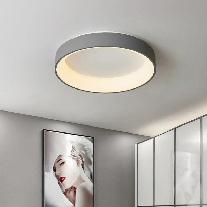 Nordic Led Ceiling Lights - Modern Black Chandeliers With Remote Control For Bedroom And Living