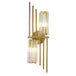 Lucy - Modern Gold Crystal Wall Lamp Bedroom Bedside Living Room Tv Hallway Staircase Luxury Art