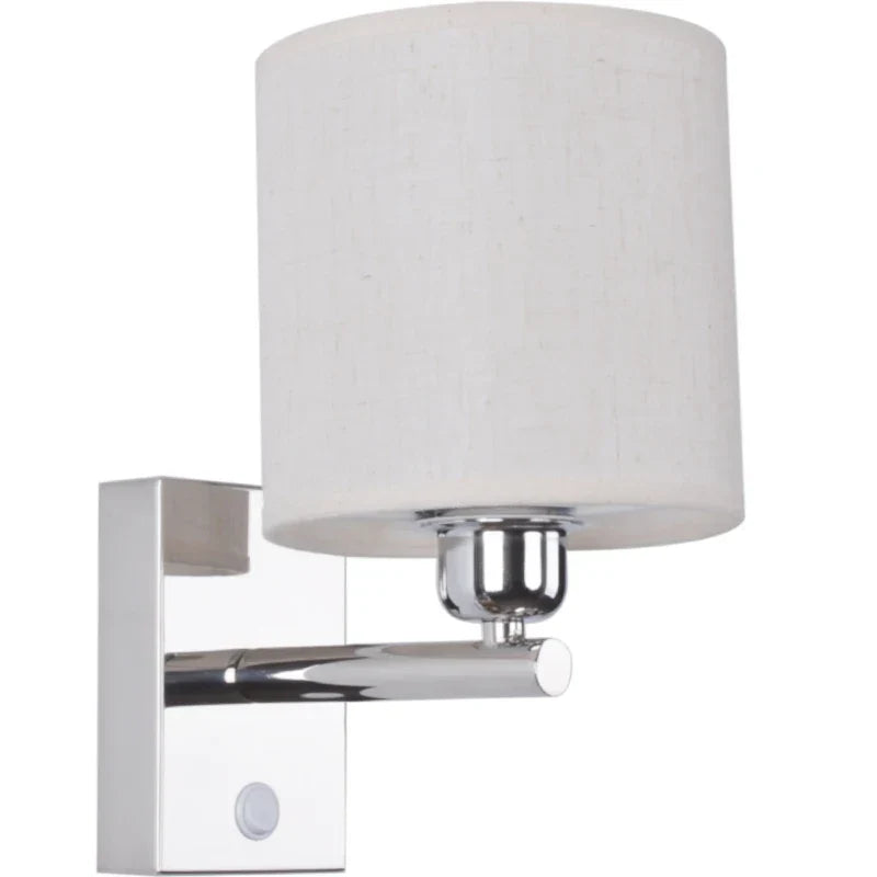 Modern Brief Wall Lamp With Fabric Lampshade - Stylish Led Sconces For Bedroom Bedside And Home