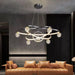 Nordic Minimalist Chandelier - Starlit Elegance For Dining Bedroom And Living Spaces Pendant Lights