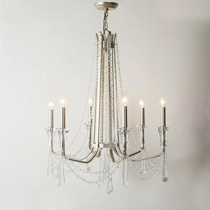 Nordic Style Crystal Chandelier Lighting - Elegance For Your Living Room Ceiling With French