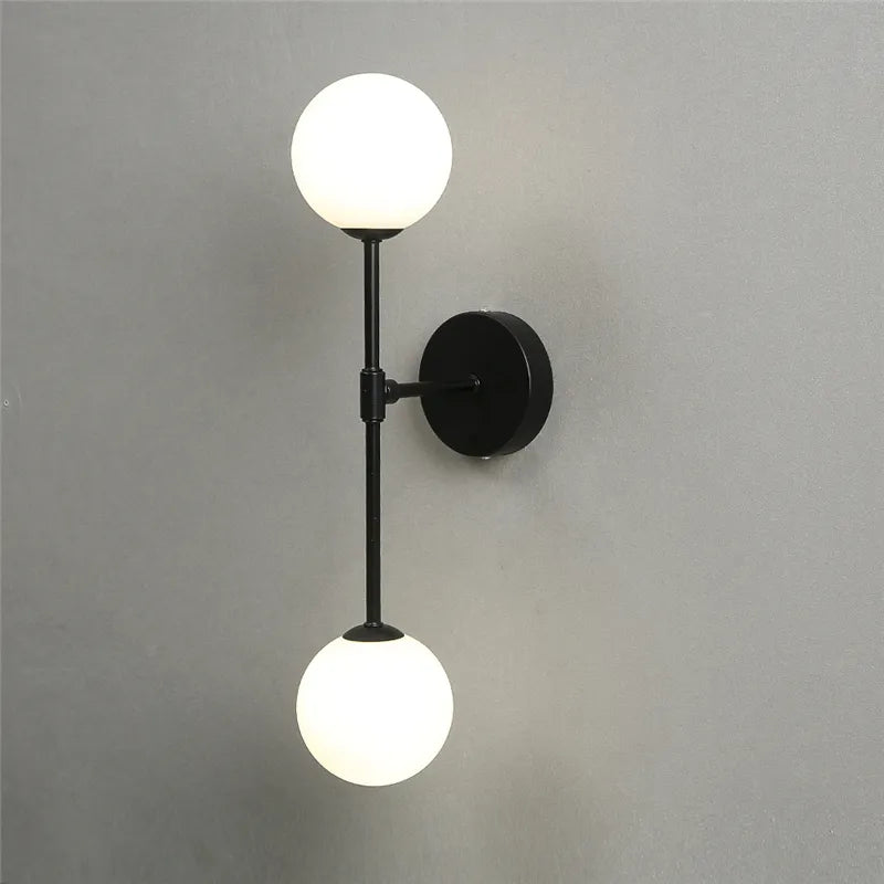 Post - Modern Wall Lamps - Led Golden Glass Light With G9 Bulb For Nordic Creative Bedroom Living