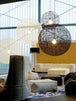 Nordic Rattan Weaving Spherical Chandelier Led Pendant Lights For Living Room Loft Hanging Lamp