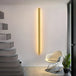 Modern Black Led Wall Lamp - Perfect For Dining Room Living Decoration Long Strip Lights Staircase